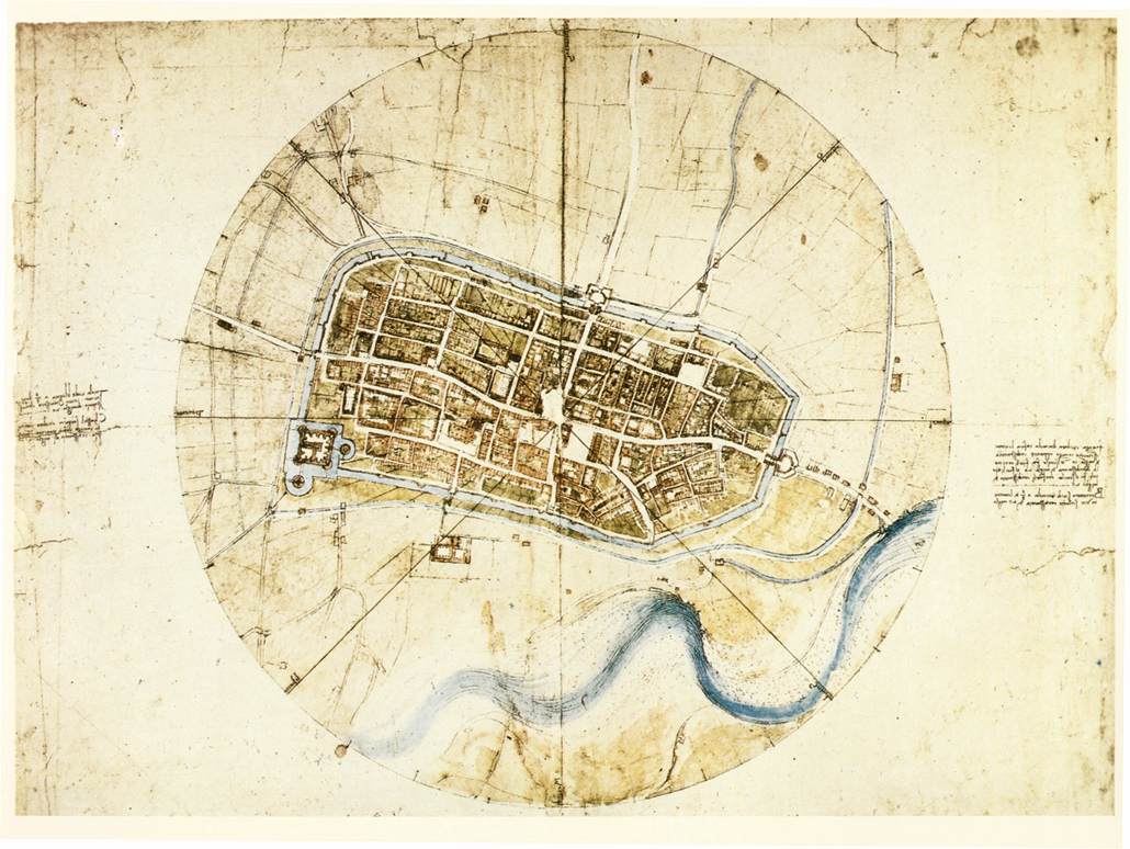 Un cartographe moderne : Léonard de Vinci