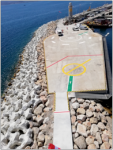 La technologie Leica Geosystems au service des travaux maritimes : l’exemple du chantier de la digue du Port de Cannes (06)