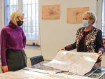 Belgique : La ministre de la Défense Ludivine Dedonder visite les nouveaux bâtiments de l’Institut géographique national