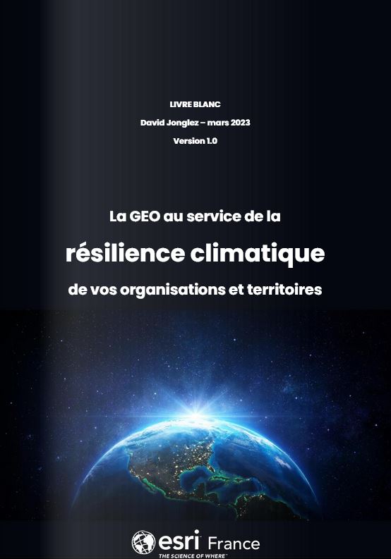 « La GEO au service de la résilience des organisations et territoires », un livre blanc publié par Esri France